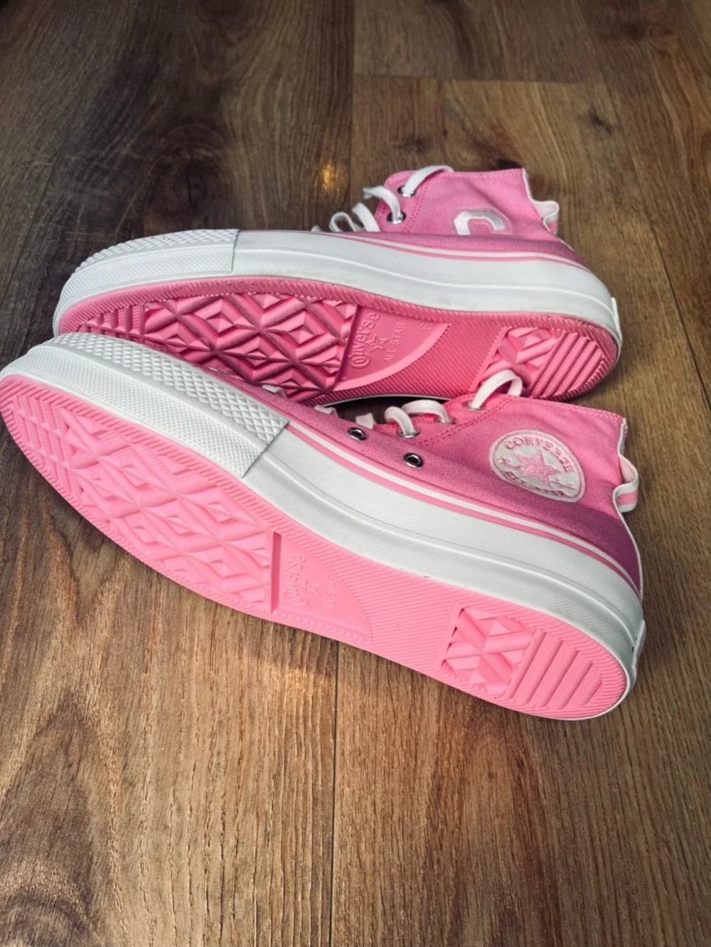 Converse WMNS A07141C CTAS LIFT HI OOPS PINK/OOPS PINK Platforms Sneakers